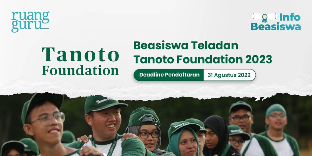 Beasiswa Teladan Tanoto Foundation Syarat Jadwal Cara Daftar